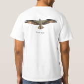 Personaliseer Osprey parade in de lucht T-shirt (Achterkant)