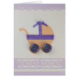 Personaliseer Peach en paarse baby