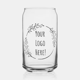Personaliseer Personaliseer Product Business Logo  Blikvorm Glas