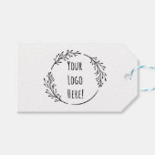 Personaliseer Personaliseer Product Business Logo  Cadeaulabel (Voorkant (Horizontaal))