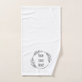 Personaliseer Personaliseer Product Business Logo  Handdoek