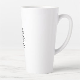 Personaliseer Personaliseer Product Business Logo  Latte Mok