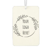 Personaliseer Personaliseer Product Business Logo Luchtverfrisser (Achterkant)