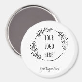 Personaliseer Personaliseer Product Business Logo  Magneet (Voorkant / Achterkant)