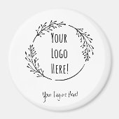 Personaliseer Personaliseer Product Business Logo  Magneet (Voorkant)