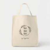 Personaliseer Personaliseer Product Business Logo  Tote Bag (Voorkant)