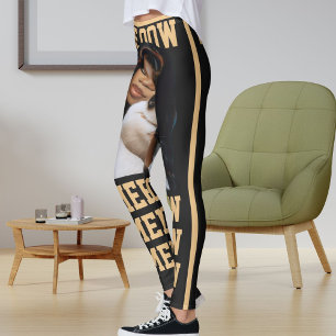 Personaliseer Pet Cat Mom Schattigee Houtskool Per Leggings