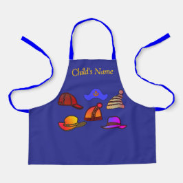 Personaliseer Pet Collectie Kinder Blue Craft Schort