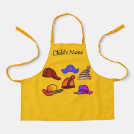 Personaliseer Pet Collectie Kinder Yellow Craft Schort
