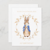 Personaliseer Peter Bubble Gum 1e Verjaardag (Voorkant / Achterkant)