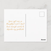 Personaliseer Peter de konijn Bedankt Briefkaart (Achterkant)