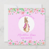 Personaliseer Peter de konijn U bent uitgenodigd Kaart (Voorkant)