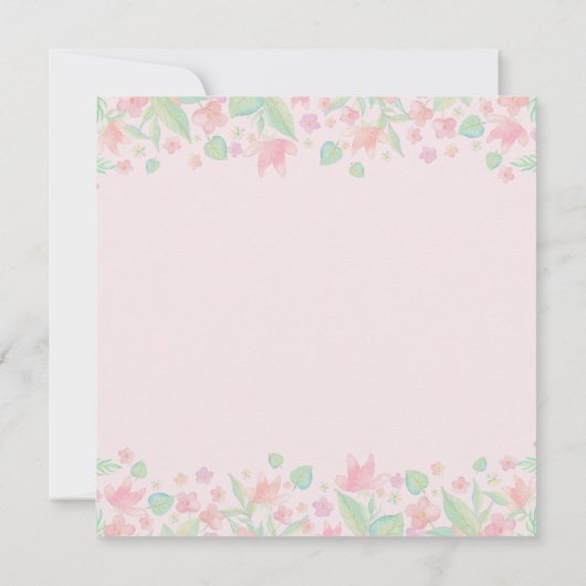 Personaliseer Peter de konijn U bent uitgenodigd Kaart (Achterkant)