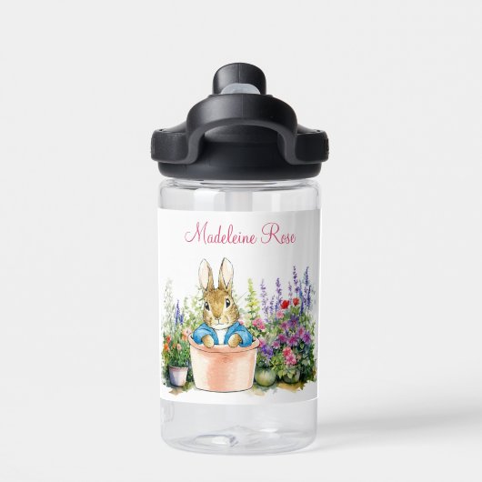 Personaliseer Peter de konijn Waterfles (Achterkant)