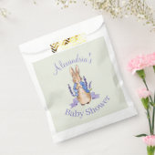 Personaliseer Peter het Konijn Baby shower Bedankzakje (Gezegeld)