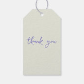 Personaliseer Peter het Konijn Baby shower Cadeaulabel (Achterkant)