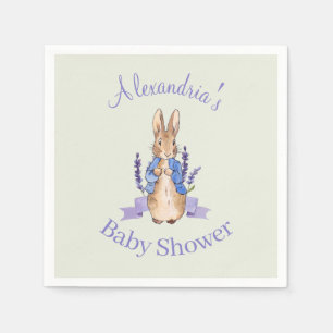 Personaliseer Peter het Konijn Baby shower Servet