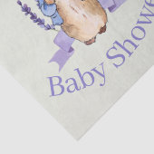 Personaliseer Peter het Konijn Baby shower Tissuepapier (Detail)