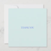 Personaliseer Peter het konijn Dank u Bedankkaart (Achterkant)