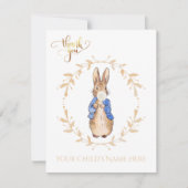 Personaliseer Peter het Konijn Eerste verjaardag (Voorkant)