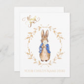 Personaliseer Peter het Konijn Eerste verjaardag (Voorkant / Achterkant)