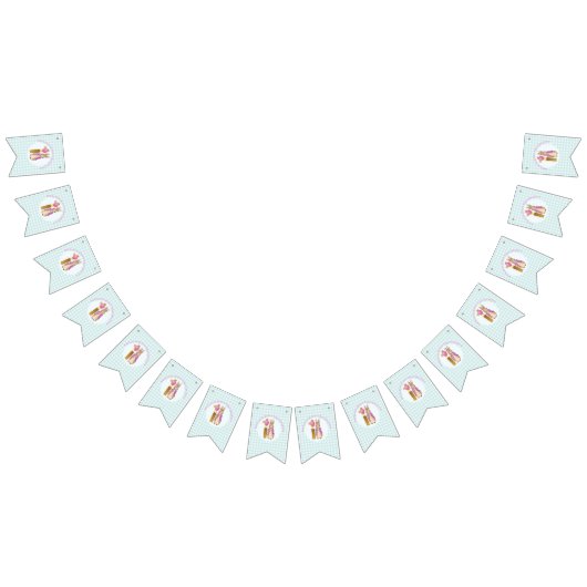 Personaliseer Peter het konijn Eerste Verjaardag Vlaggetjes (Alle)