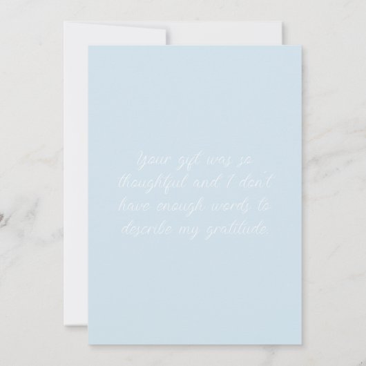 Personaliseer Peter het konijn Foto Dank u Bedankkaart (Achterkant)