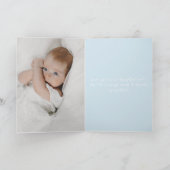 Personaliseer Peter het konijn Foto Dank u Bedankkaart (Binnen)