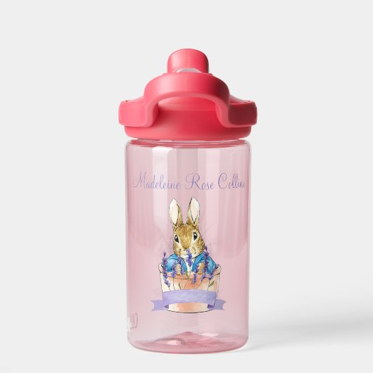 Personaliseer Peter het Konijn Waterfles (Achterkant)