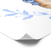 Personaliseer Peter Konijn met de Naam van het Kin Poster (Hoek)