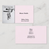 Personaliseer Photo Dance Studio Visitekaartjes (Voorkant / Achterkant)