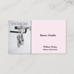 Personaliseer Photo Dance Studio Visitekaartjes