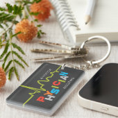 Personaliseer, Physician Assistant Week Leuk Sleutelhanger (Voorkant Rechts)