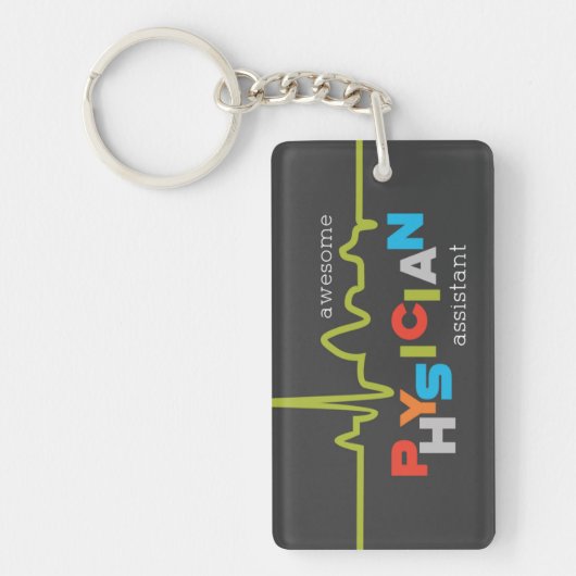 Personaliseer, Physician Assistant Week Leuk Sleutelhanger (Voorkant)