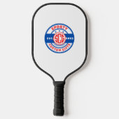Personaliseer pickleball paddle bedrijf logo gits (Achterkant)