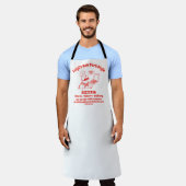 Personaliseer Pizza Restaurant Gedetailleerde Pizz Schort (Gedragen)