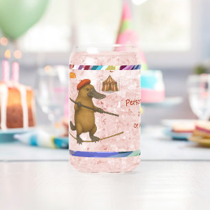 Personaliseer: Plato vogelbekdier koorddanser Blikvorm Glas