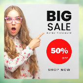 Personaliseer plezier generieke Mode grote verkoop Raamsticker (Vel 3)