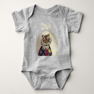 Personaliseer Plezier Relaxte Tijger Romper