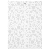 Personaliseer Polka Dot Red Daisy, verander de dot Klembord (Achterkant)