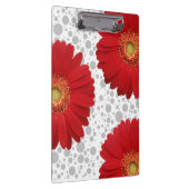 Personaliseer Polka Dot Red Daisy, verander de dot Klembord (Rechts)
