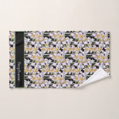Personaliseer prachtige Narcissus Flowers in Bloom Bad Handdoek (Handdoek)
