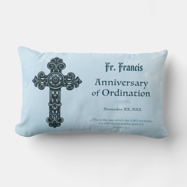 Personaliseer, Priesterwijding Jubileum, Kruis Kussen (Voorkant)