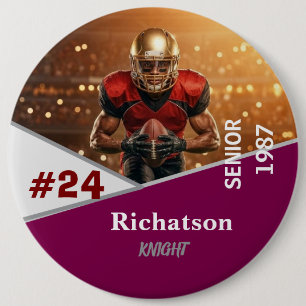 personaliseer professioneel sjabloon eenvoudig 6 i ronde button 6,0 cm