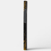 Personaliseer QUEEN BEE Gold Black Marble Telefoon Case-Mate iPhone Case (Achterkant / Links)