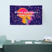 Personaliseer Rainbow Fish Kinder Happy Birthday Spandoek (Beurs)