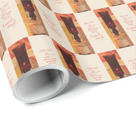 Personaliseer, RCIA Felicitaties, Katholiek, Rood Cadeaupapier