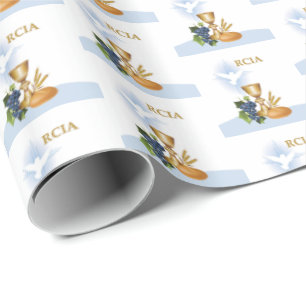 Personaliseer, RCIA Gefeliciteerd Katholiek Sacram Cadeaupapier
