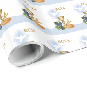 Personaliseer, RCIA Gefeliciteerd Katholiek Sacram Cadeaupapier