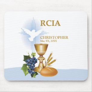 Personaliseer, RCIA Gefeliciteerd Katholiek Sacram Muismat